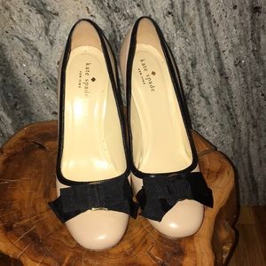 Kate Spade Beige Heels with Bow